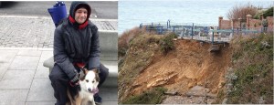PAY--Man-and-his-dog-in-lucky-escape-after-cliff-CRUMBLES-beneath-them