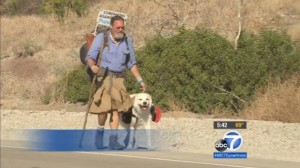 Walking dog for cancer